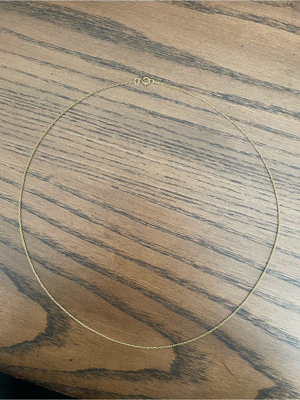 Dainty 14k Gold Stamped Prince of Wales Chain Link Necklace - Women's Jewelry